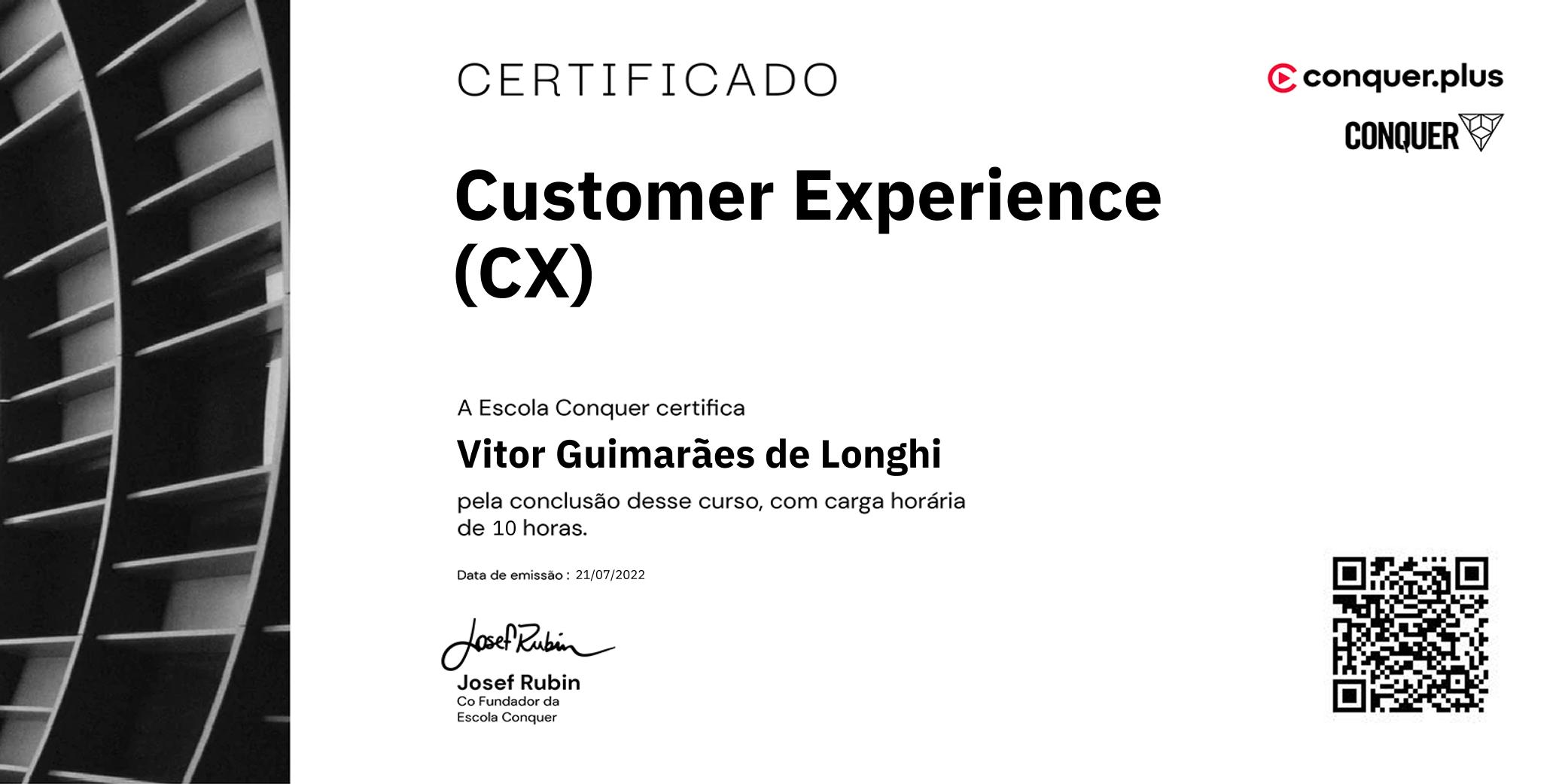 Certificado de Customer Experience (CX)